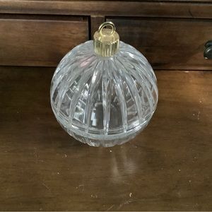 Crystal Christmas Large Ornament Decor ( lead crystal)